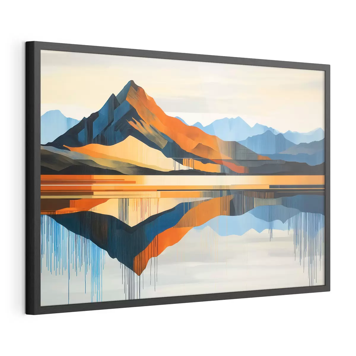 Poster Des montagnes hautes en couleur f51070