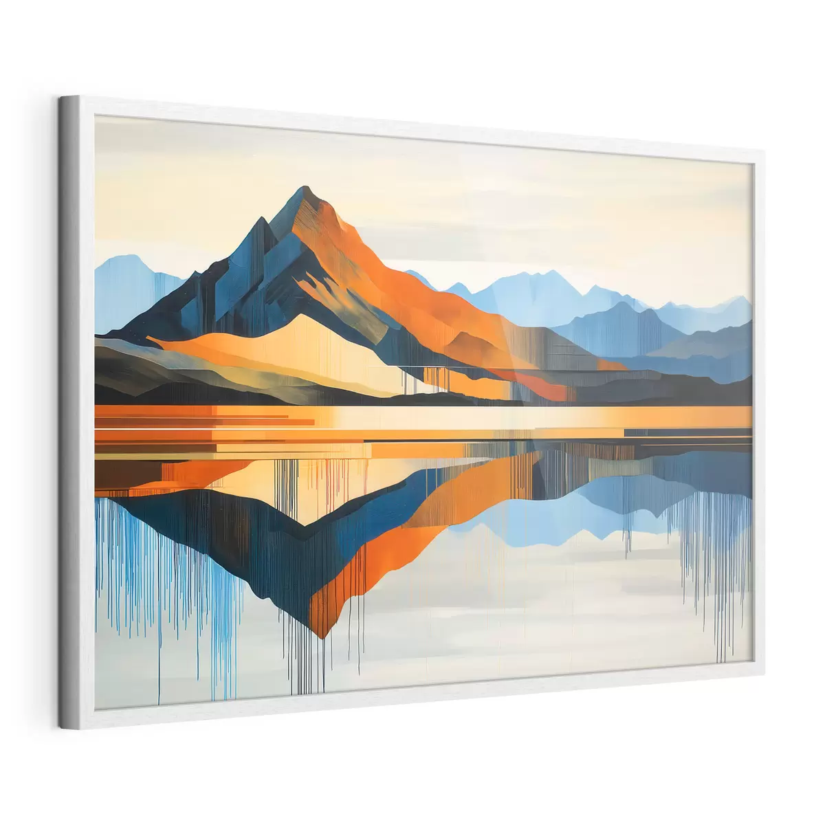 Poster Des montagnes hautes en couleur f51070