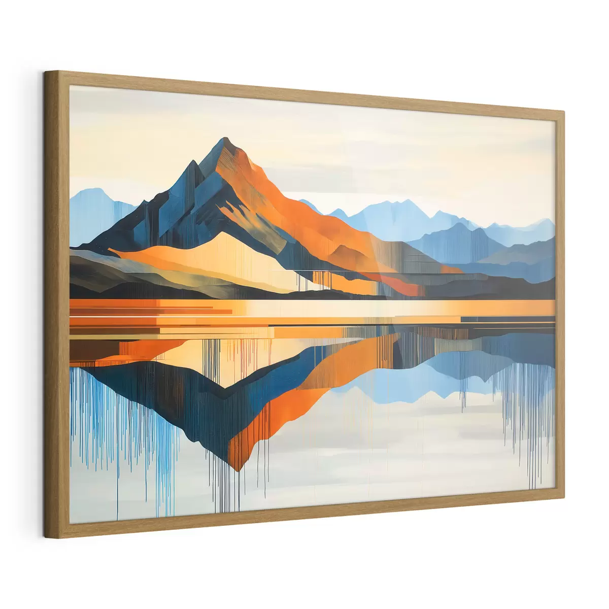 Poster Des montagnes hautes en couleur f51070