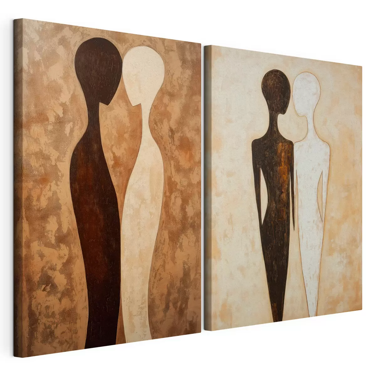 Tableau Silhouettes abstraites m31082