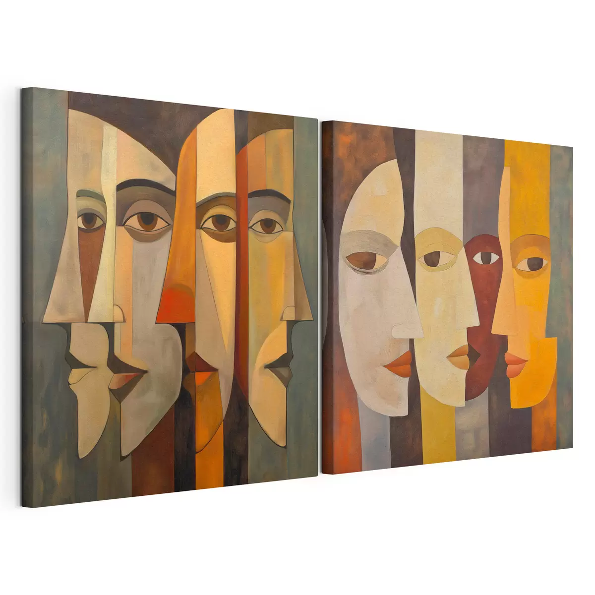 Tableau Visages abstraits m31084