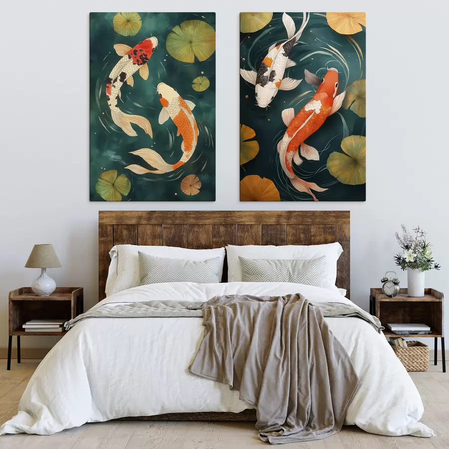 Tableau Koi d'Orient m31087