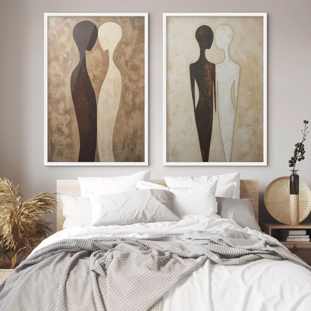 Poster Silhouettes abstraites d31082