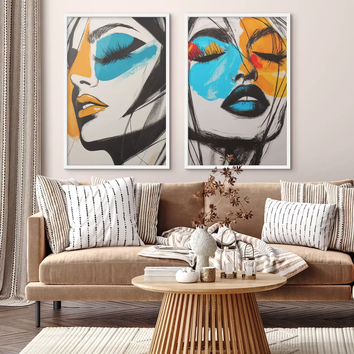 Poster Visages peints d31083