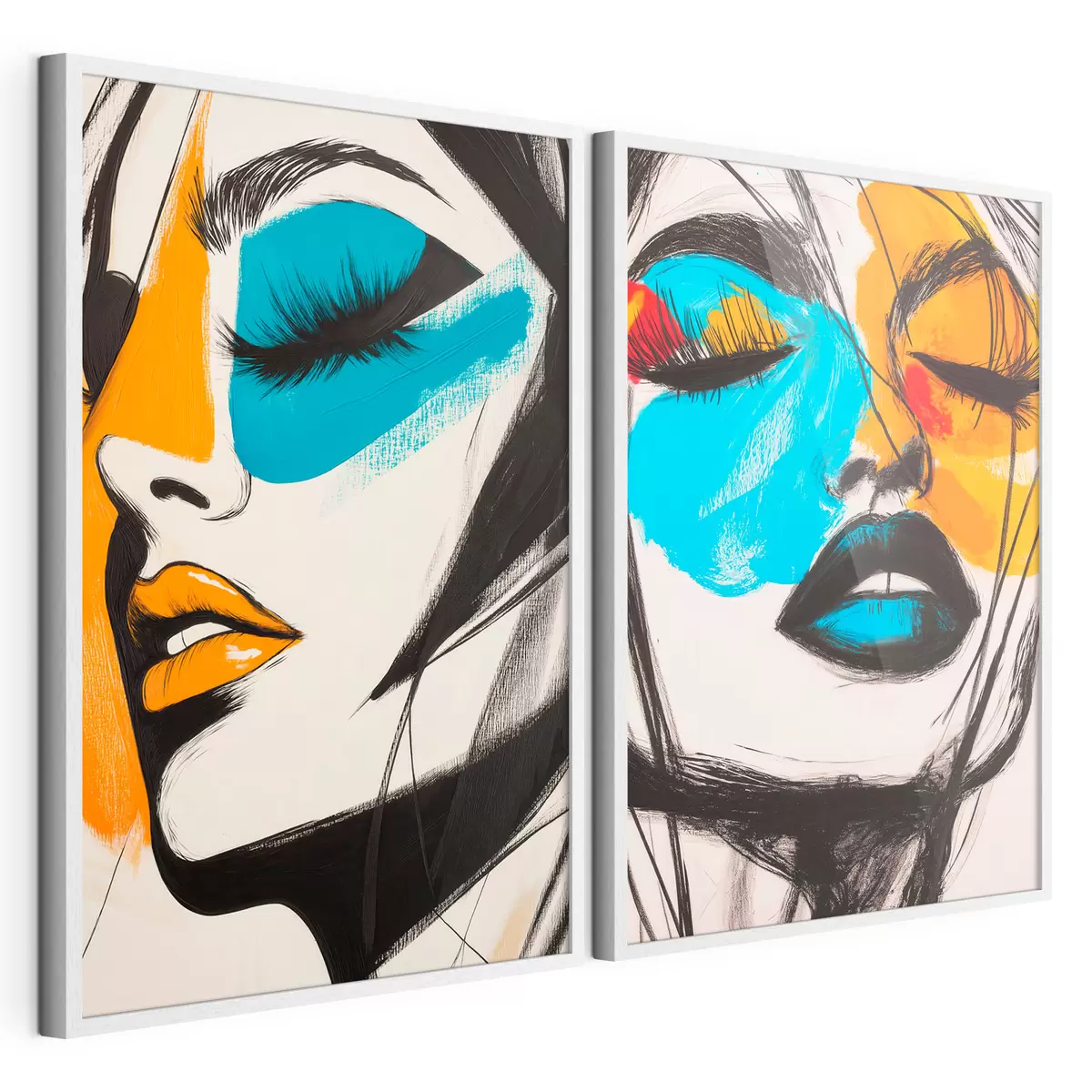 Poster Visages peints d31083