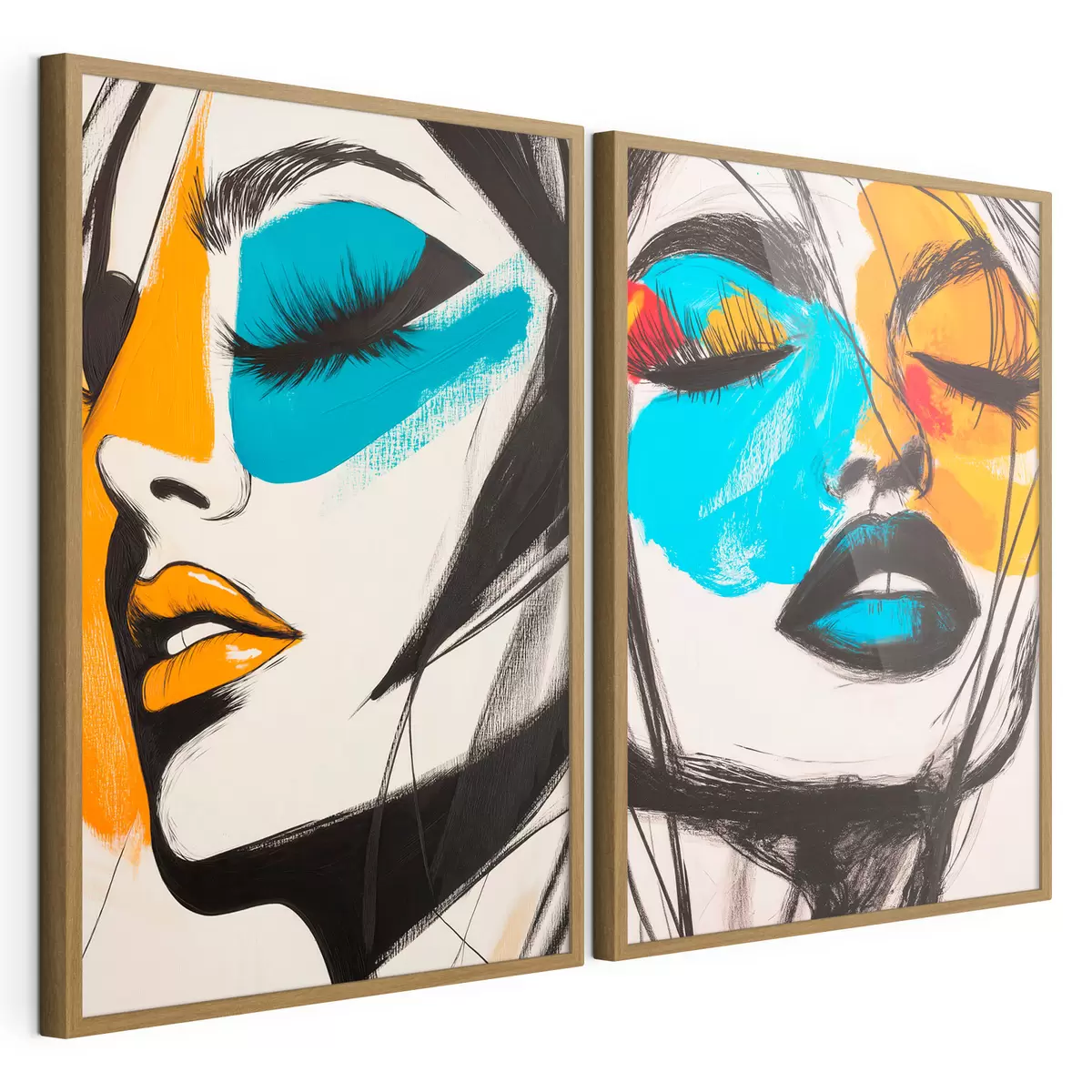 Poster Visages peints d31083