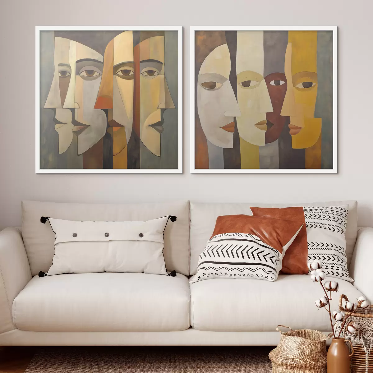 Poster Visages abstraits d31084