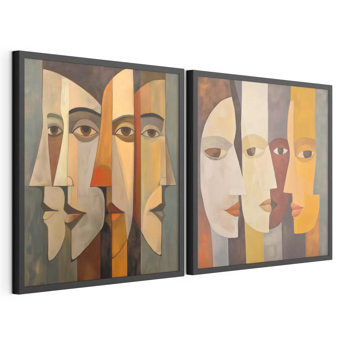 Poster Visages abstraits d31084
