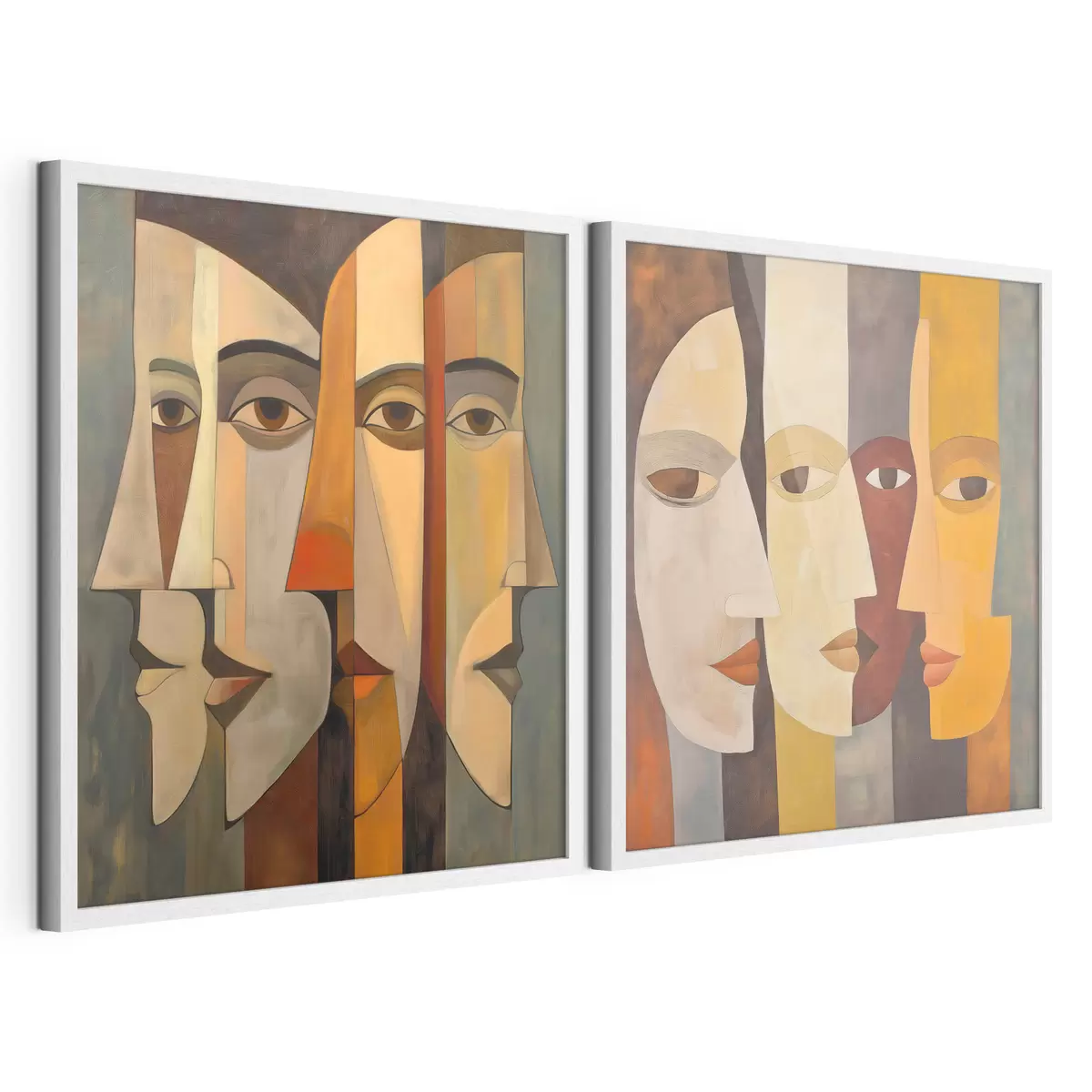 Poster Visages abstraits d31084