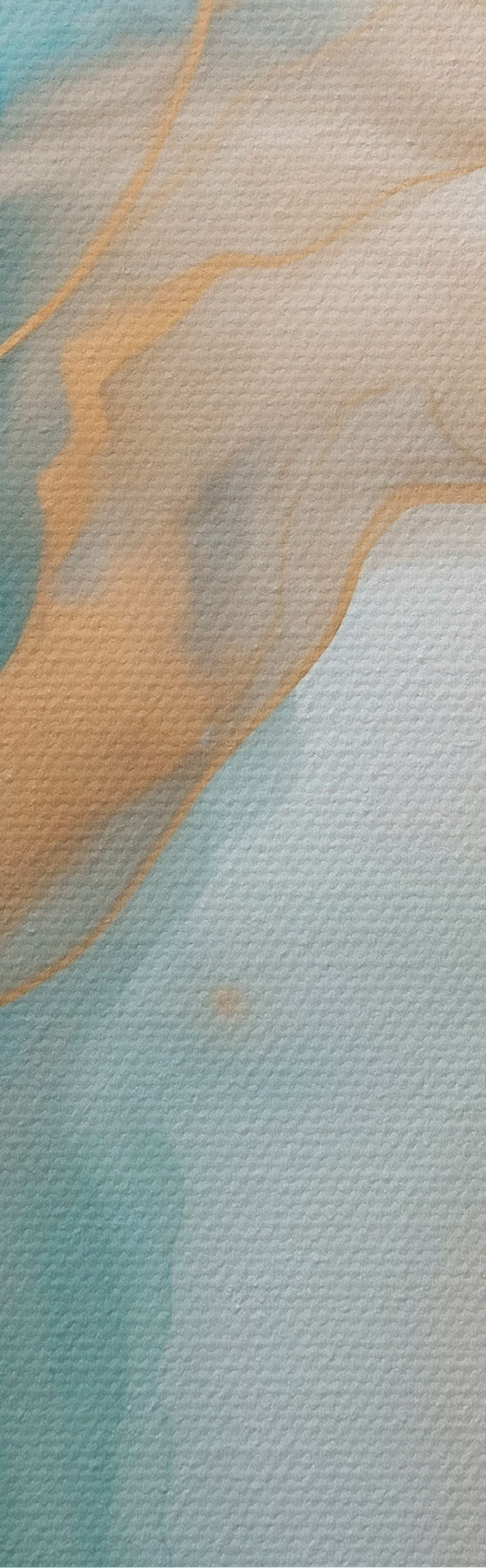 Tableau Vagues de marbre bleu ciel et sable s51082