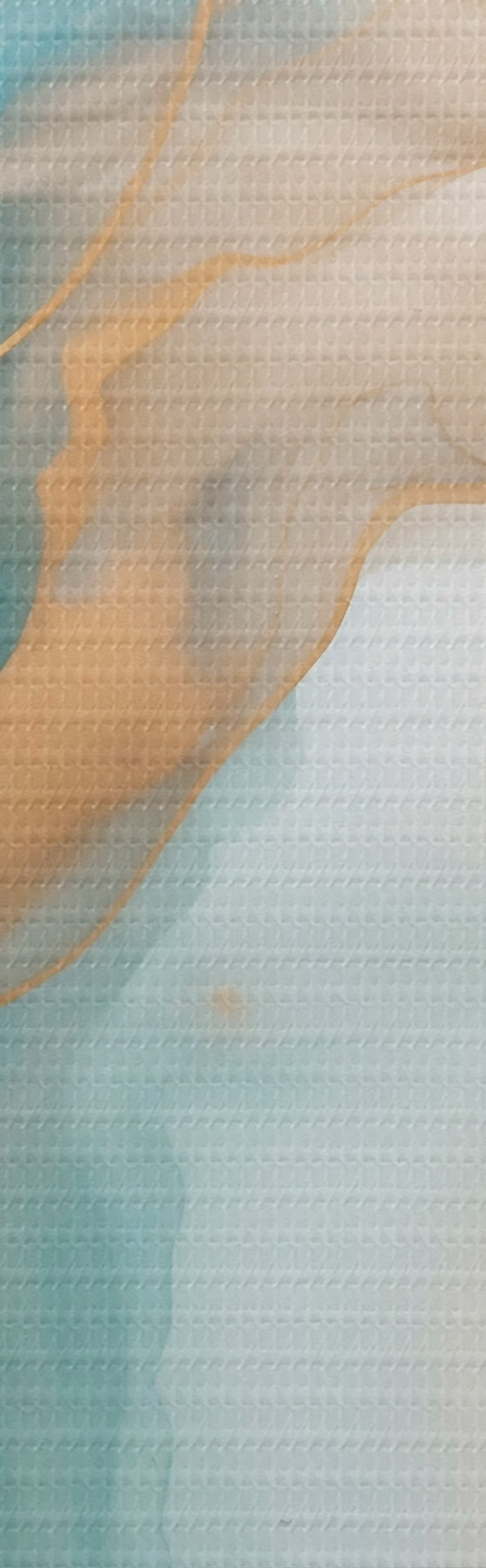 Tableau Vagues de marbre bleu ciel et sable s51082