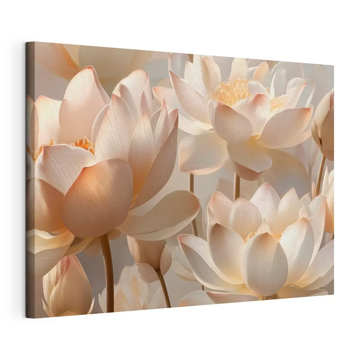 Tableau Nénuphars et lotus délicats s51092