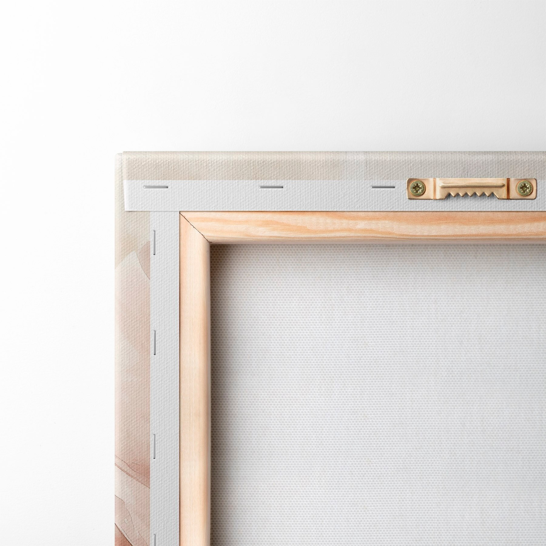 Tableau Pivoine en poudre avec bouton s51097