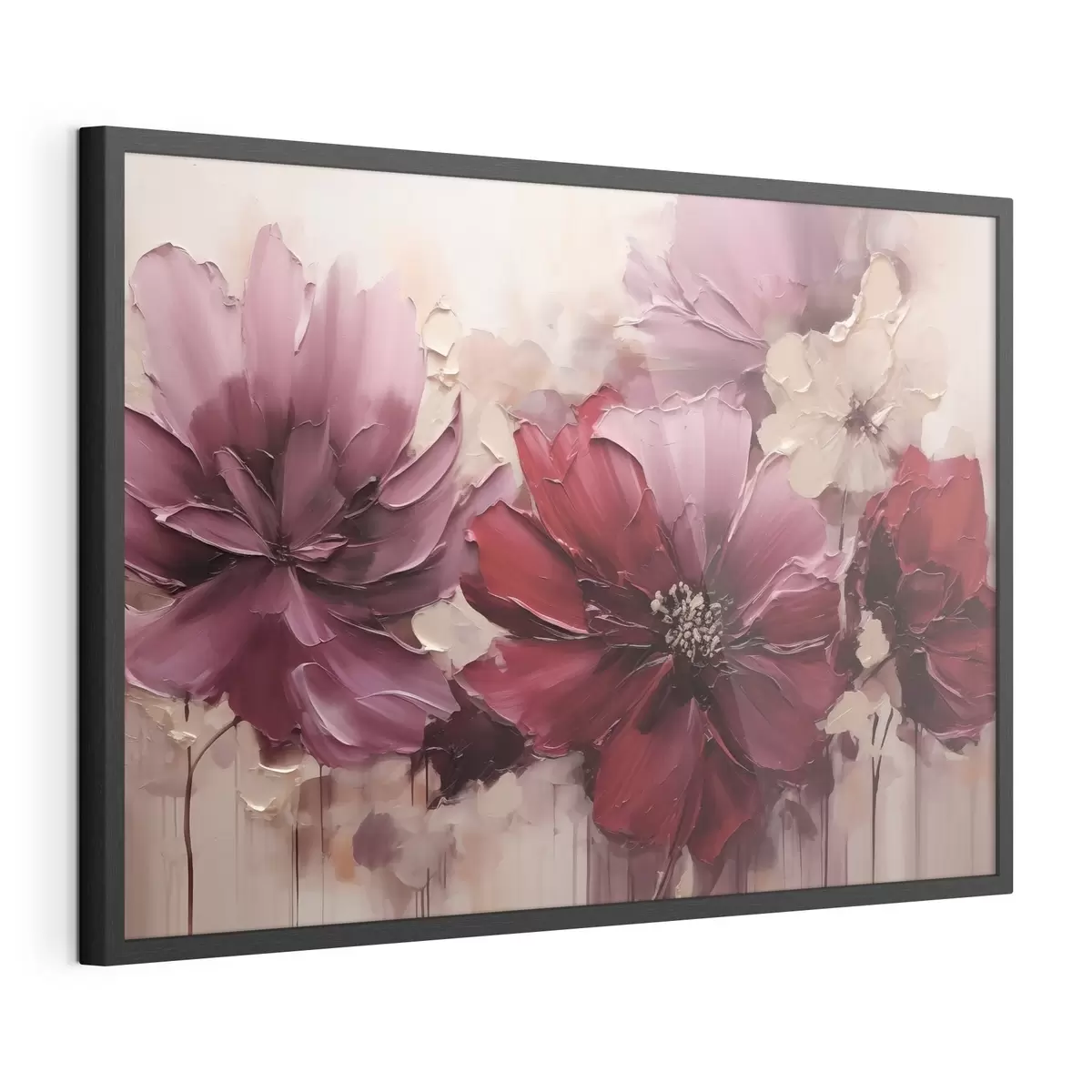 Poster Dahlia « Lush Burgundy » et « Powder » f51086