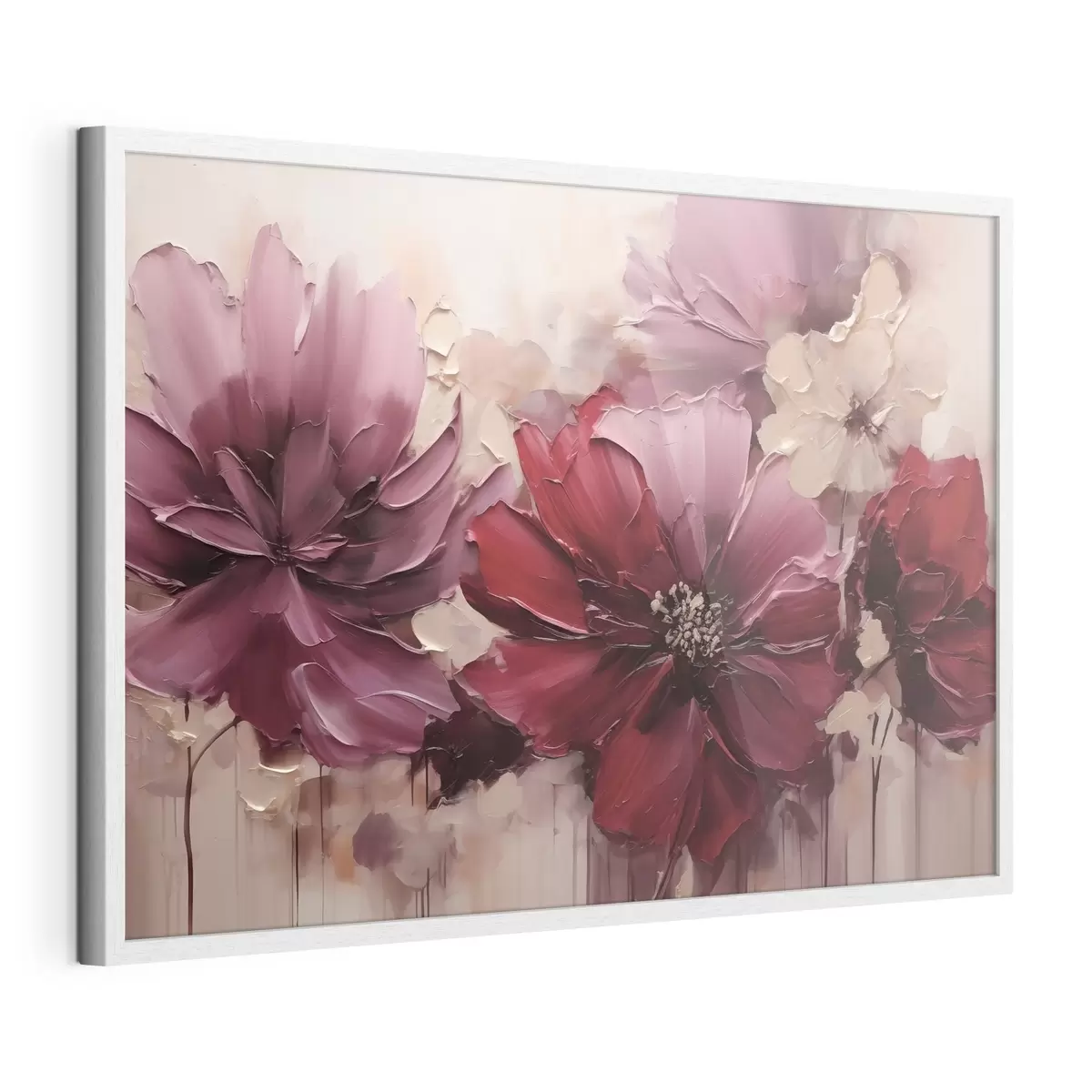 Poster Dahlia « Lush Burgundy » et « Powder » f51086