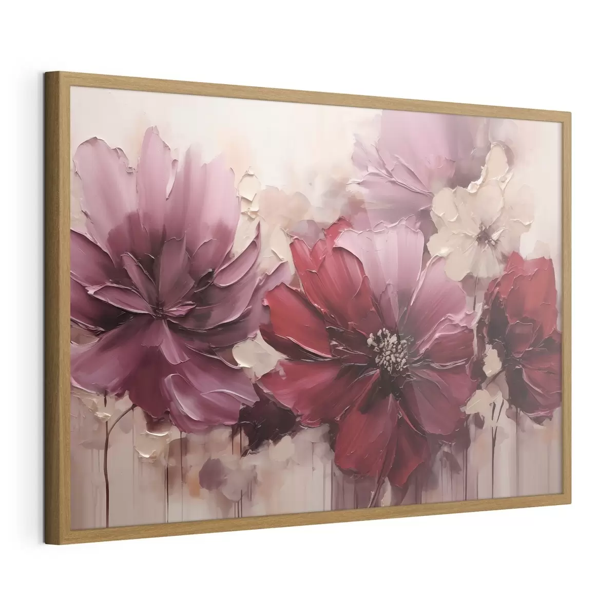 Poster Dahlia « Lush Burgundy » et « Powder » f51086