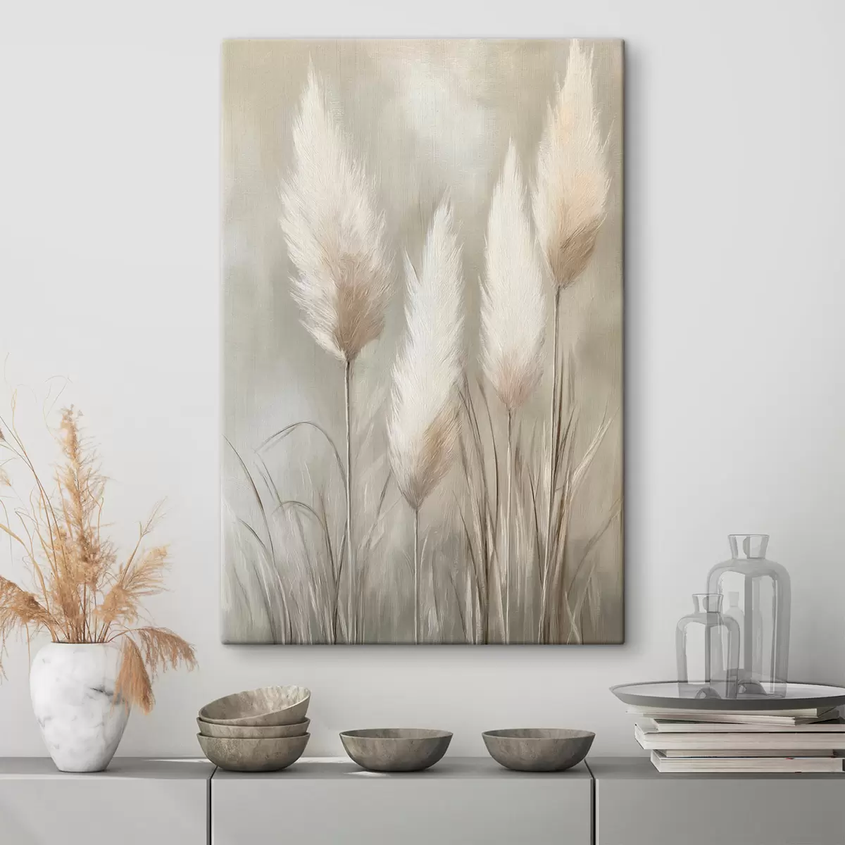 Tableau Herbe de la pampa s51151