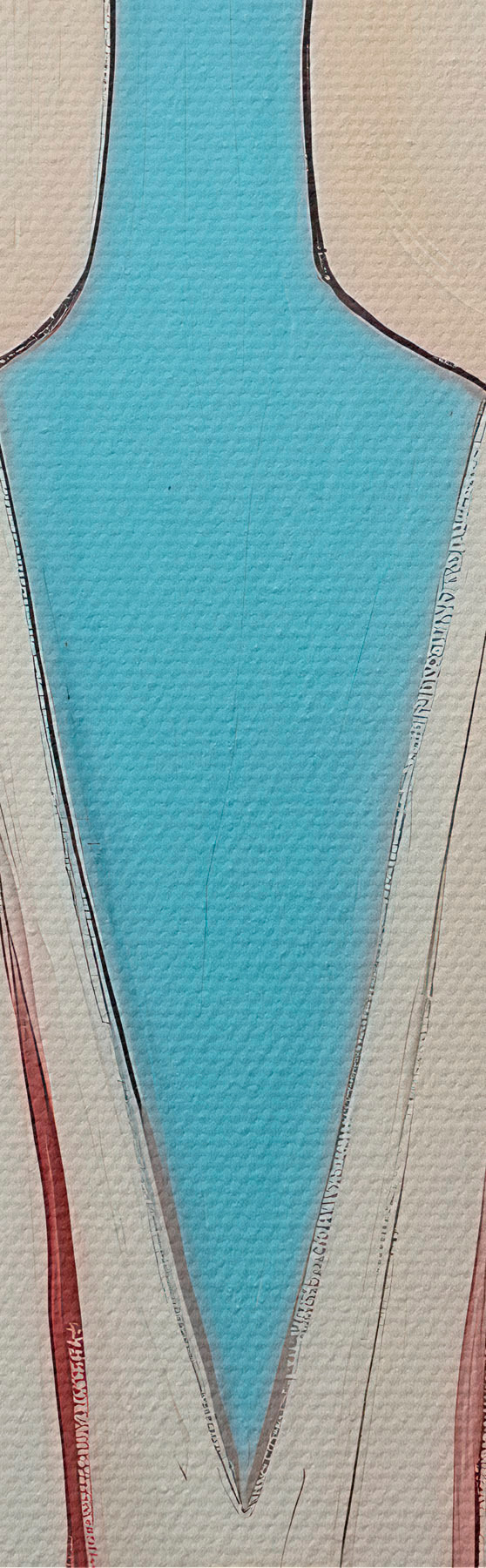 Tableau Tableau représentant une figure féminine abstraite s51152