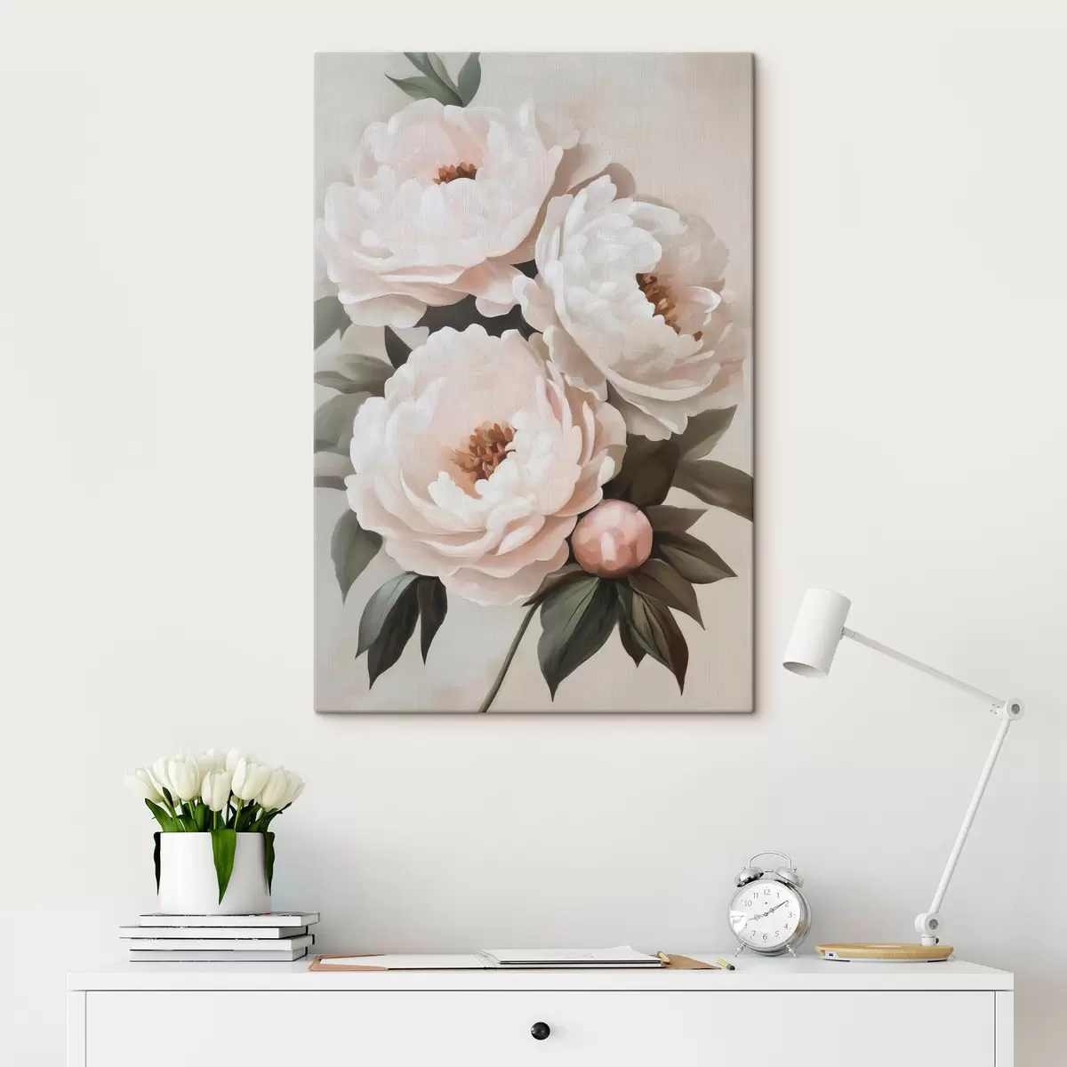Tableau Pivoines s51154