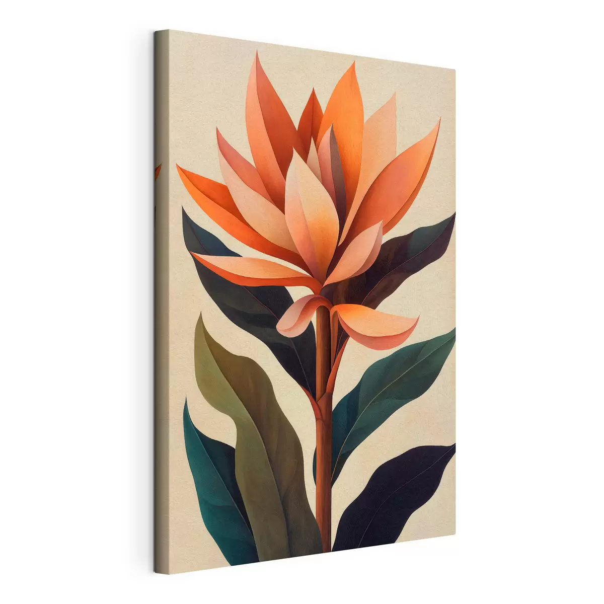 Tableau Fleur abstraite s51155