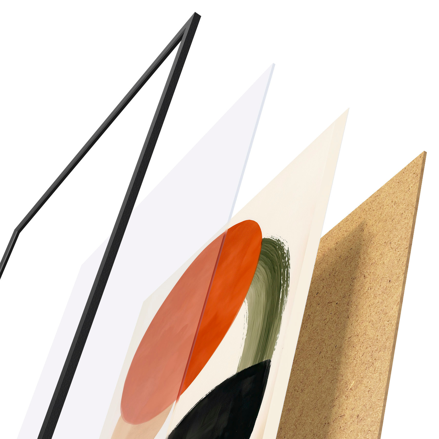 Poster Abstraction géométrique f51147