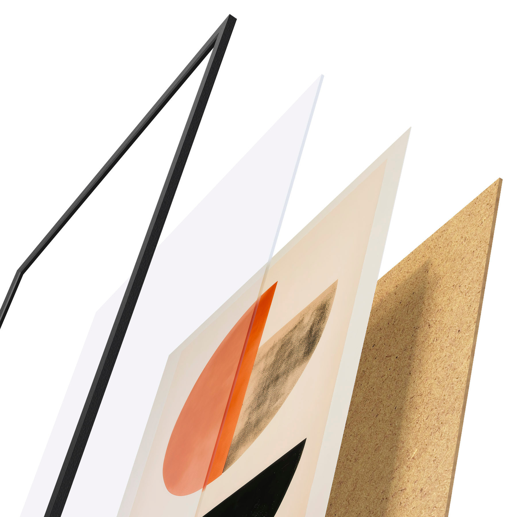 Poster Abstraction géométrique f51149