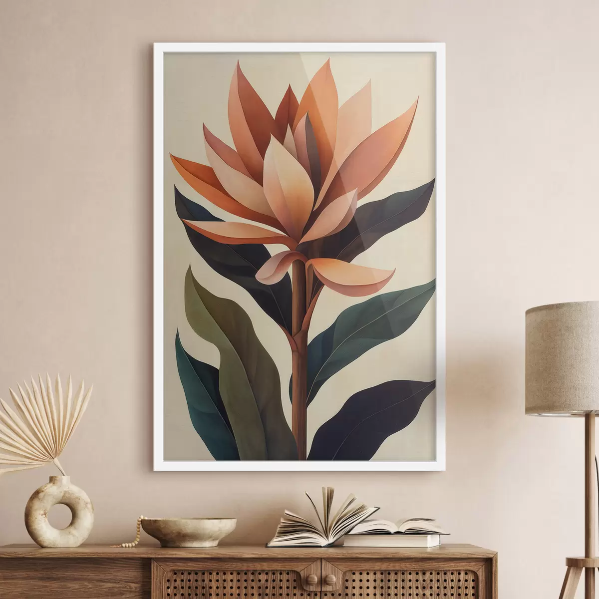 Poster Fleur abstraite f51155