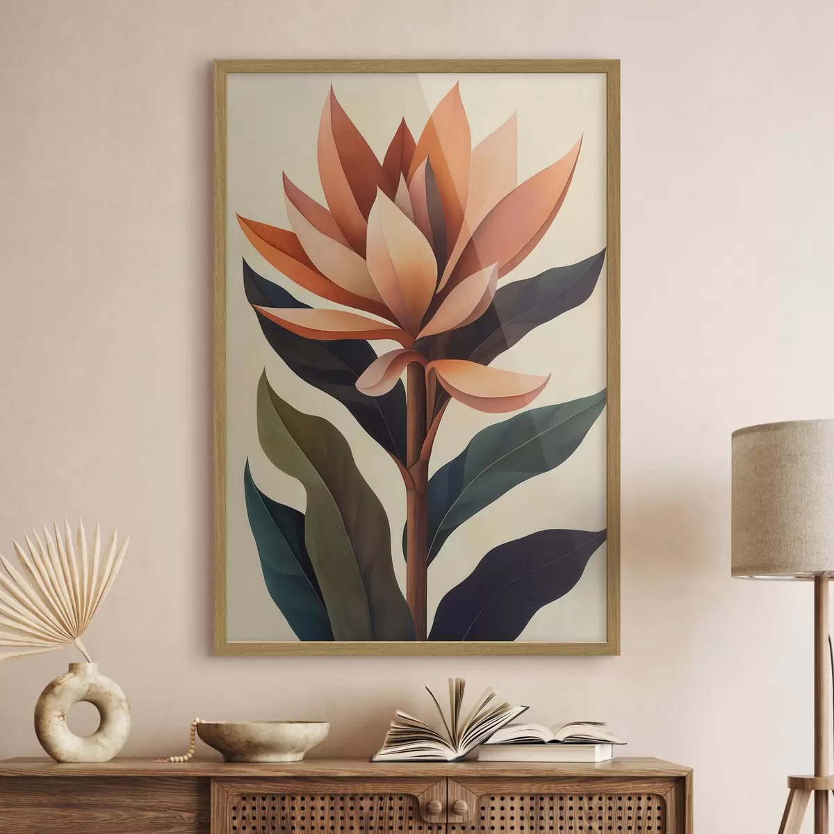 Poster Fleur abstraite f51155