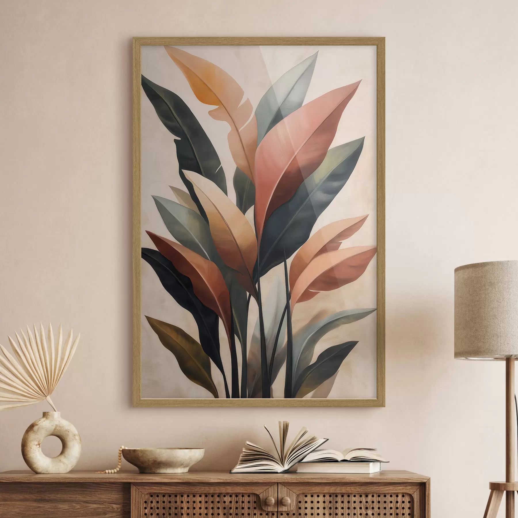 Papier peint Feuilles abstraites f51156