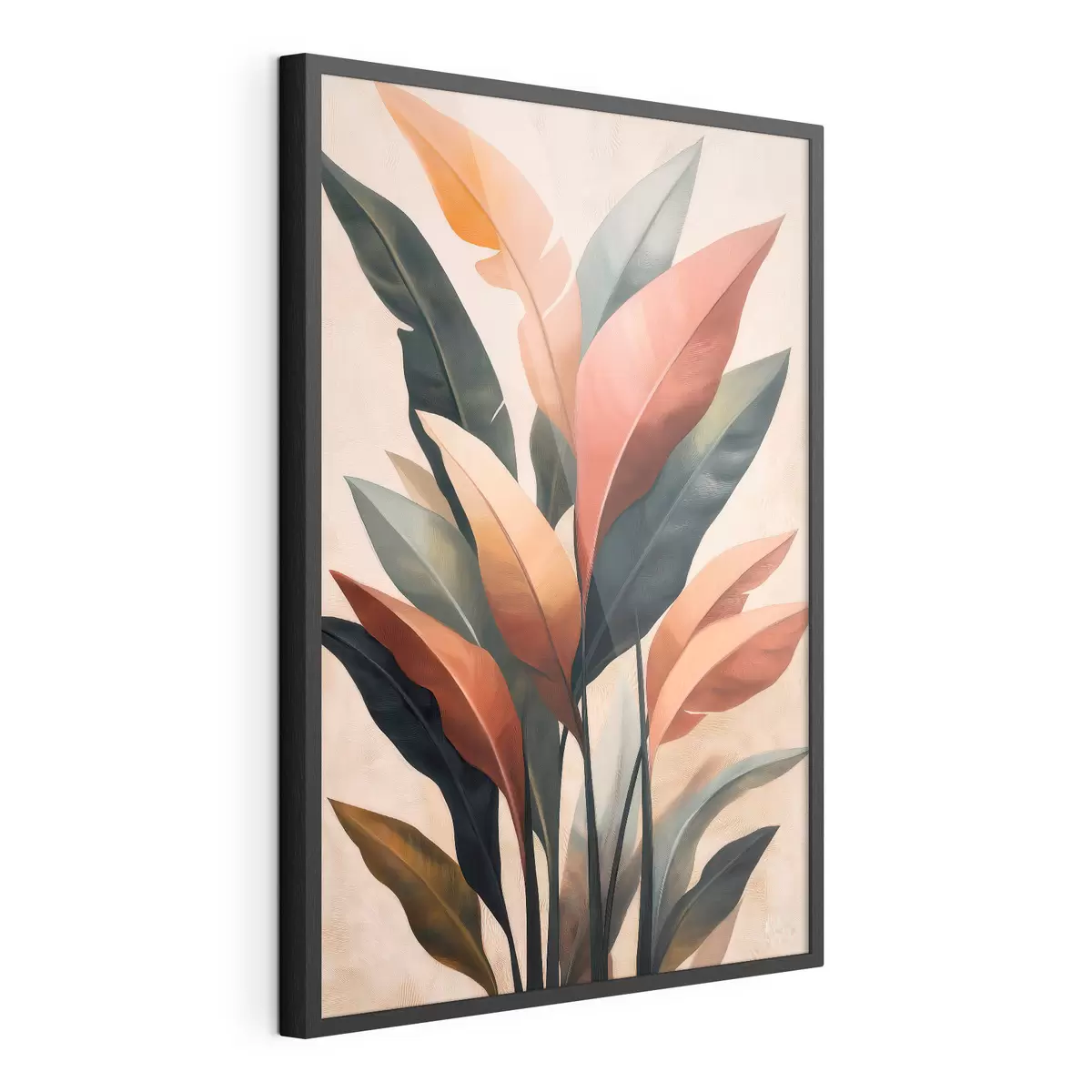 Poster Feuilles abstraites f51156