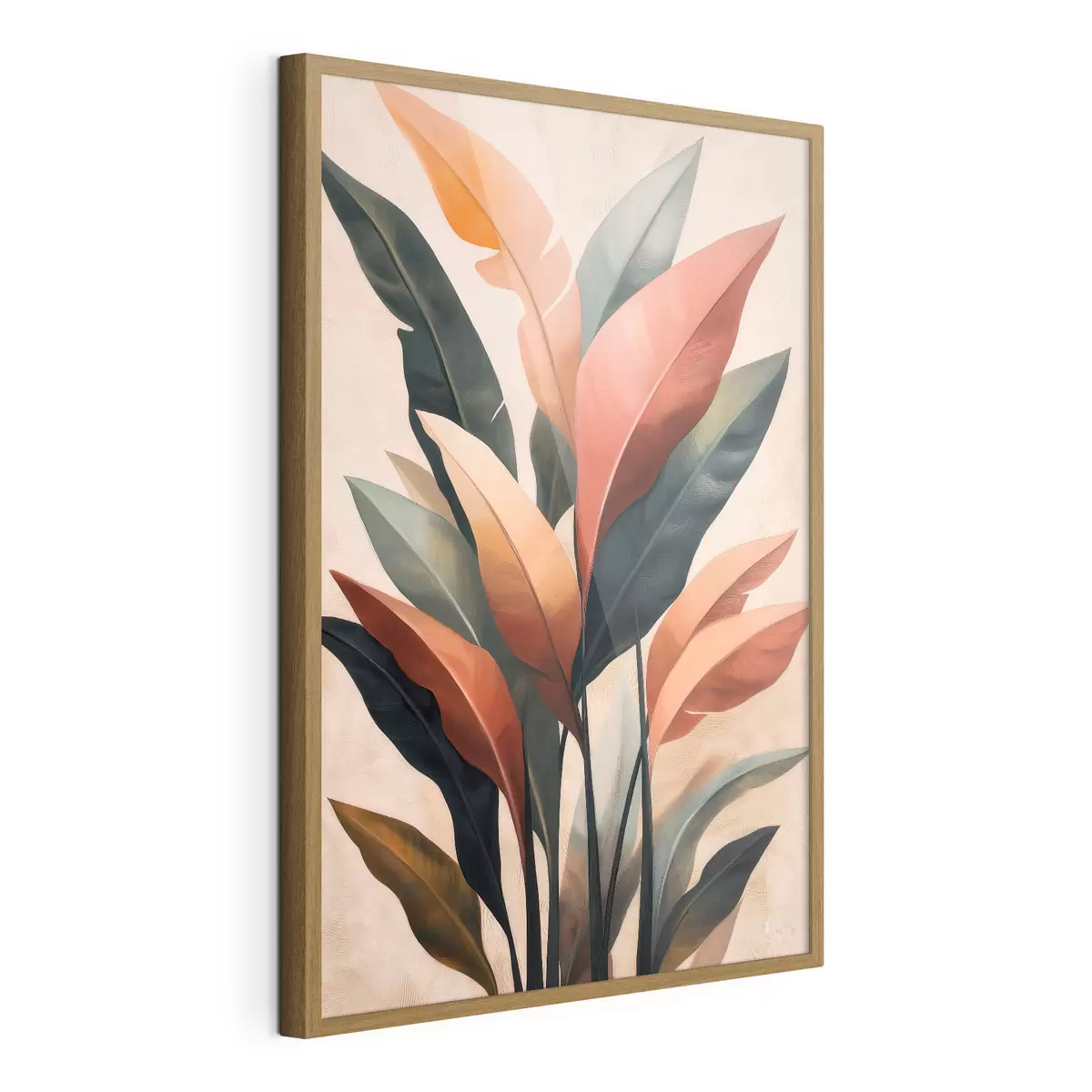 Poster Feuilles abstraites f51156