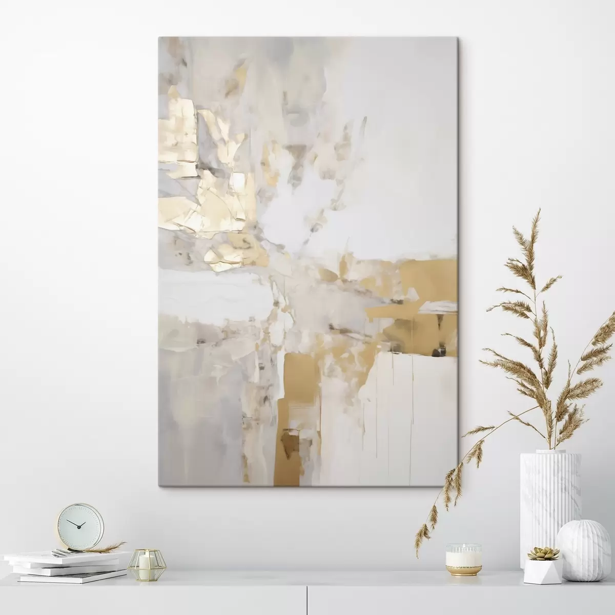 Tableau Abstraction minimaliste, imitation d'un tableau s51163