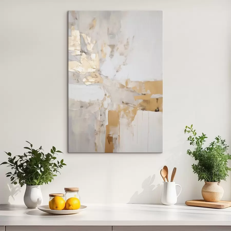Tableau Abstraction minimaliste, imitation d'un tableau s51163