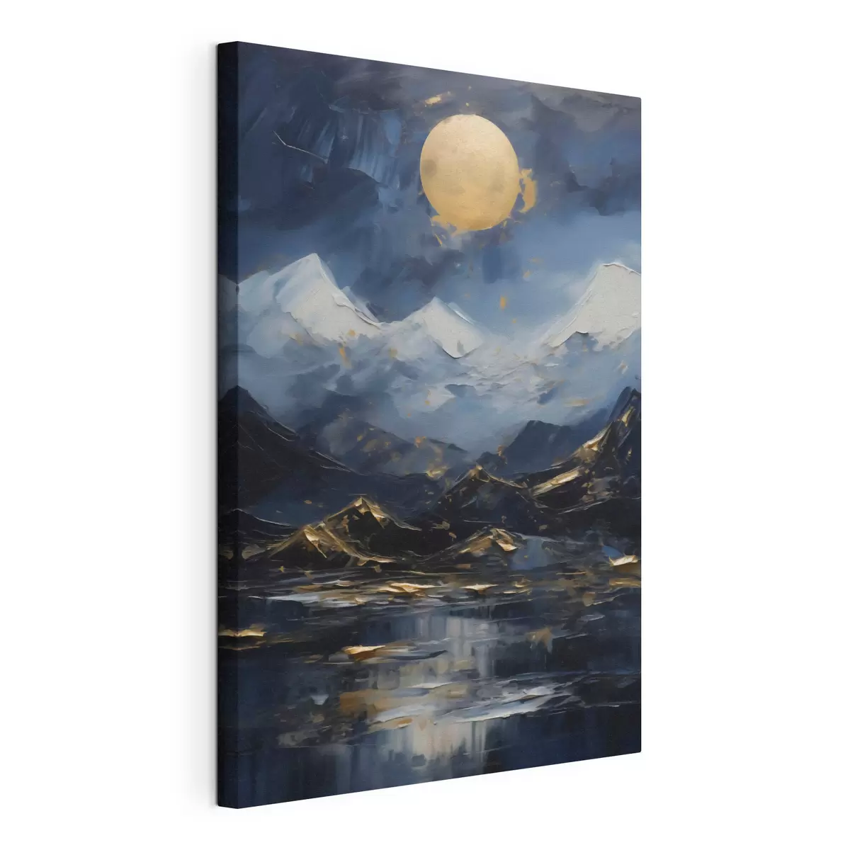 Tableau Paysage de montagne, reproduction d'un tableau s51164