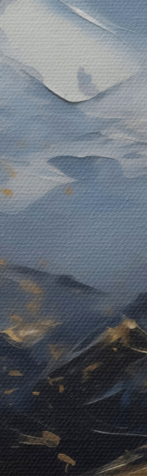 Tableau Paysage de montagne, reproduction d'un tableau s51164