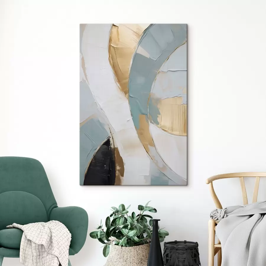 Tableau Motif abstrait, imitation d'un tableau s51167