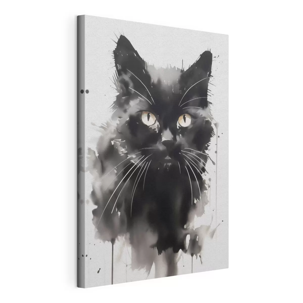 Tableau Portrait d'un chat, imitation d'un tableau s51169