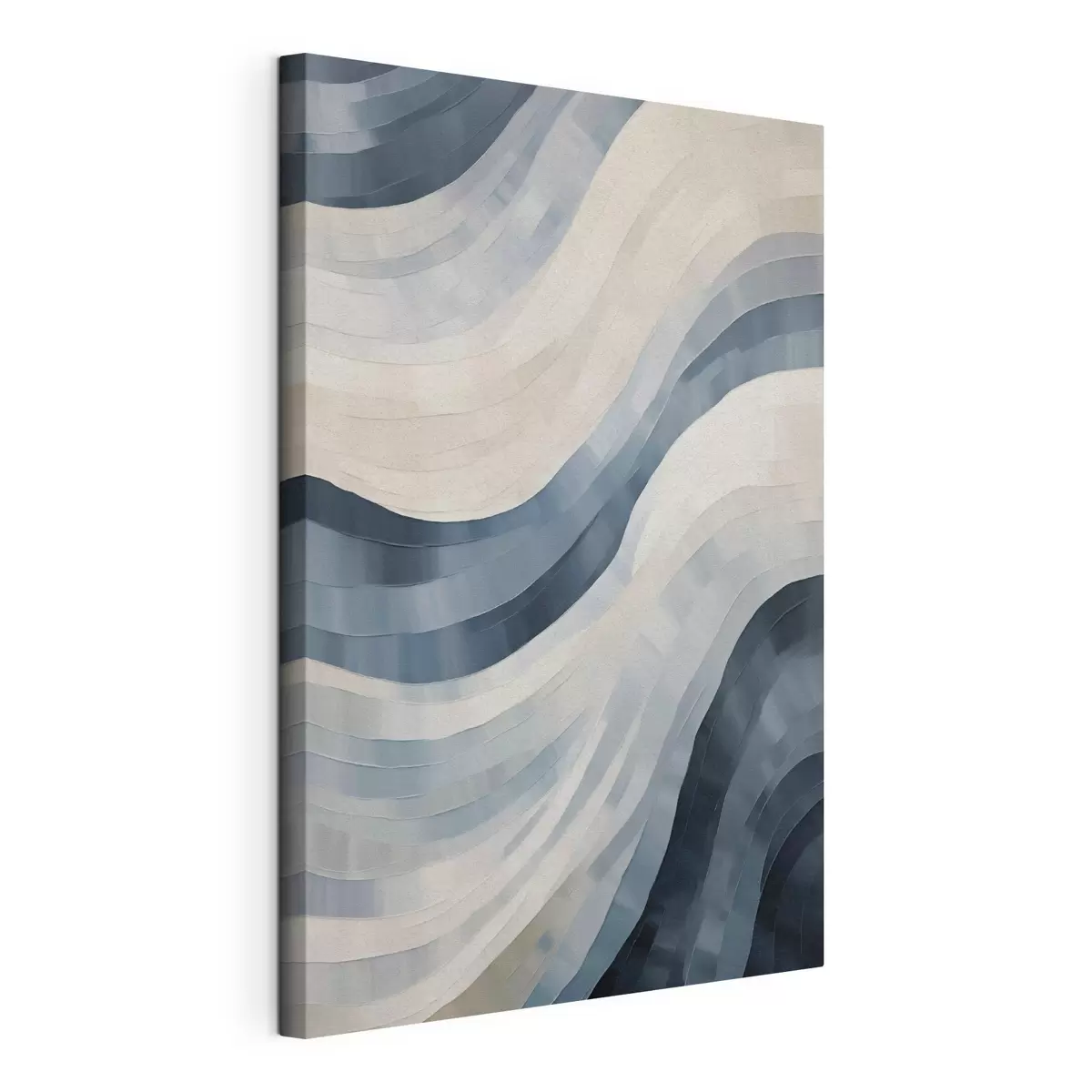 Tableau Larges rayures abstraites, imitation d'un tableau s51170
