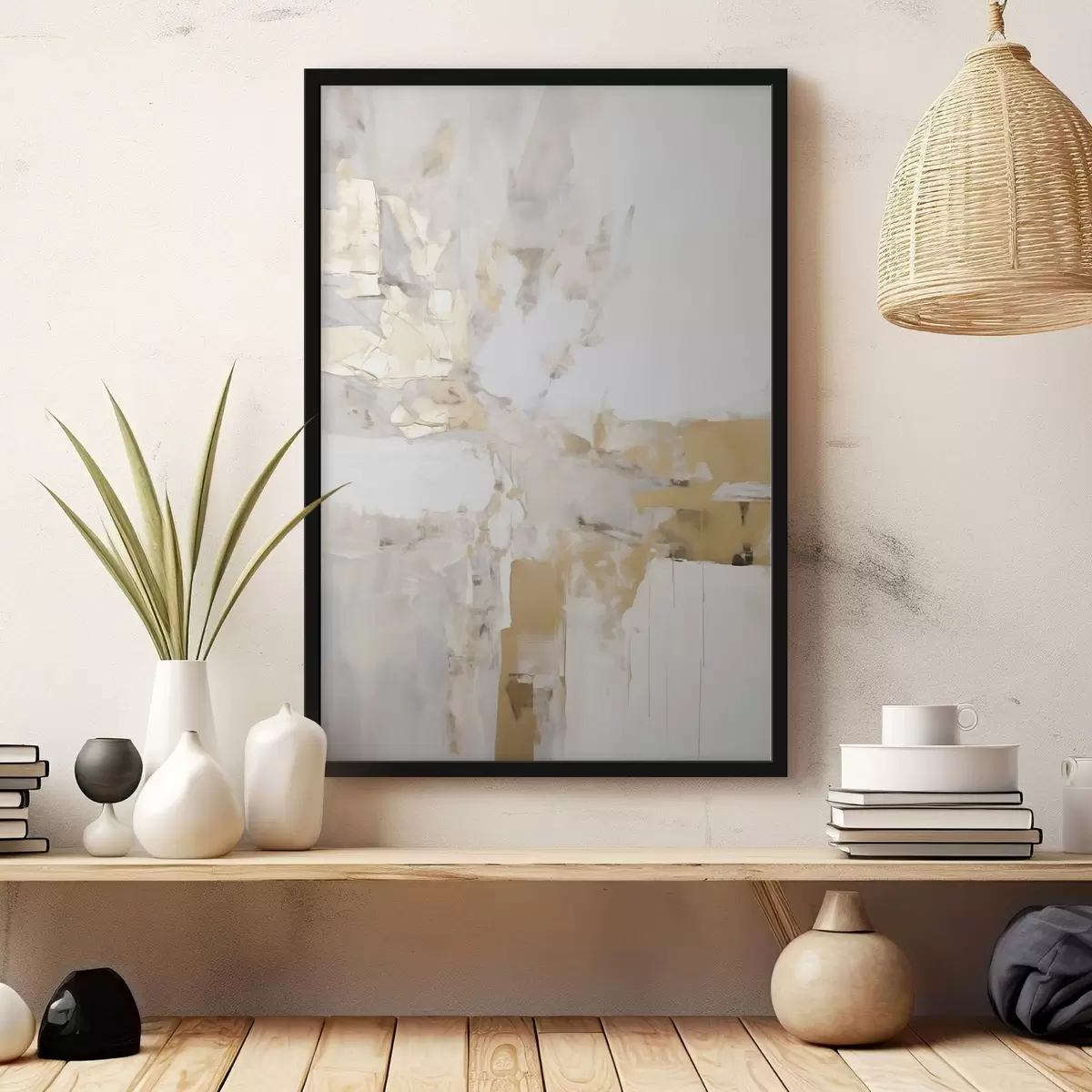 Poster Abstraction minimaliste, imitation d'un tableau f51163