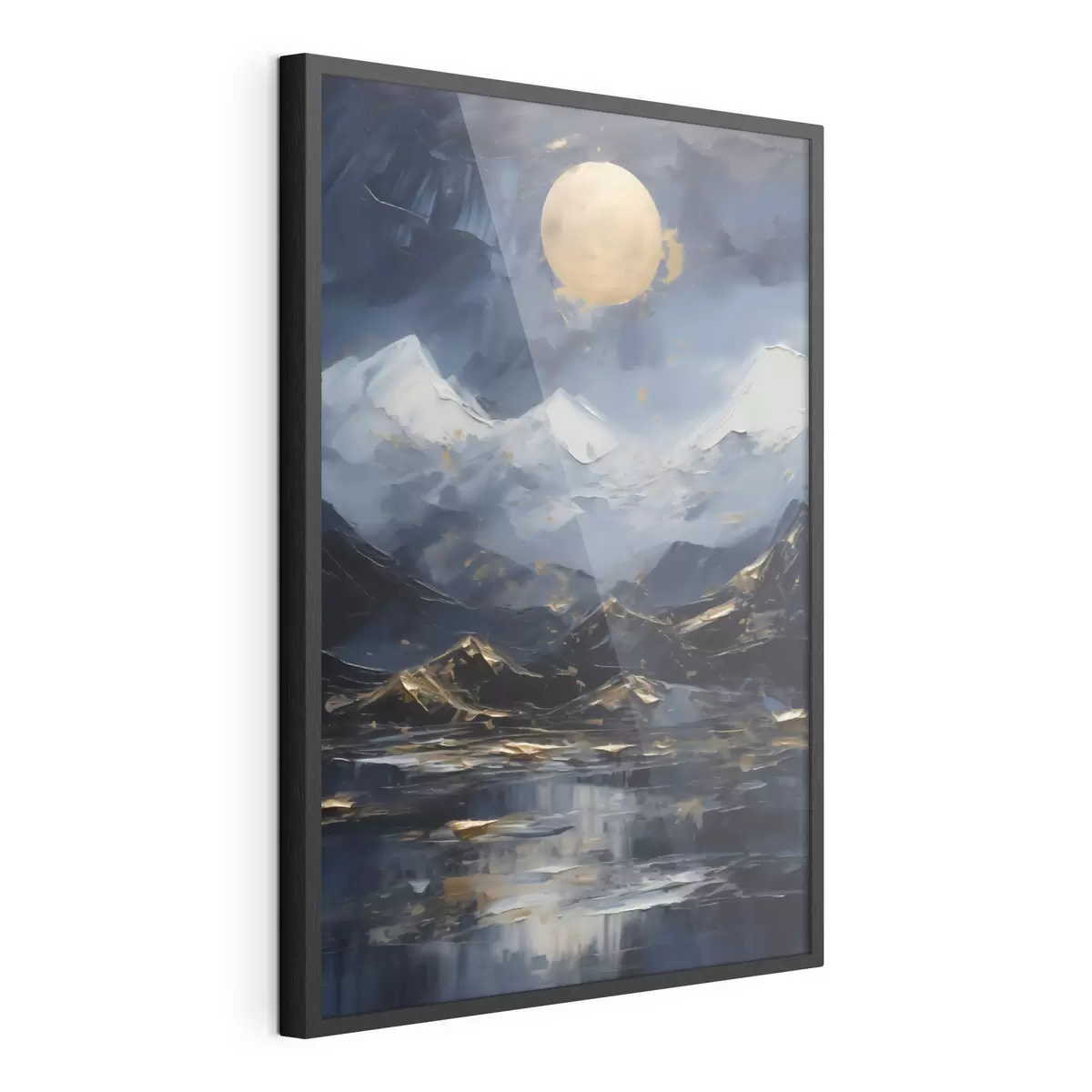 Poster Paysage de montagne, reproduction d'un tableau f51164