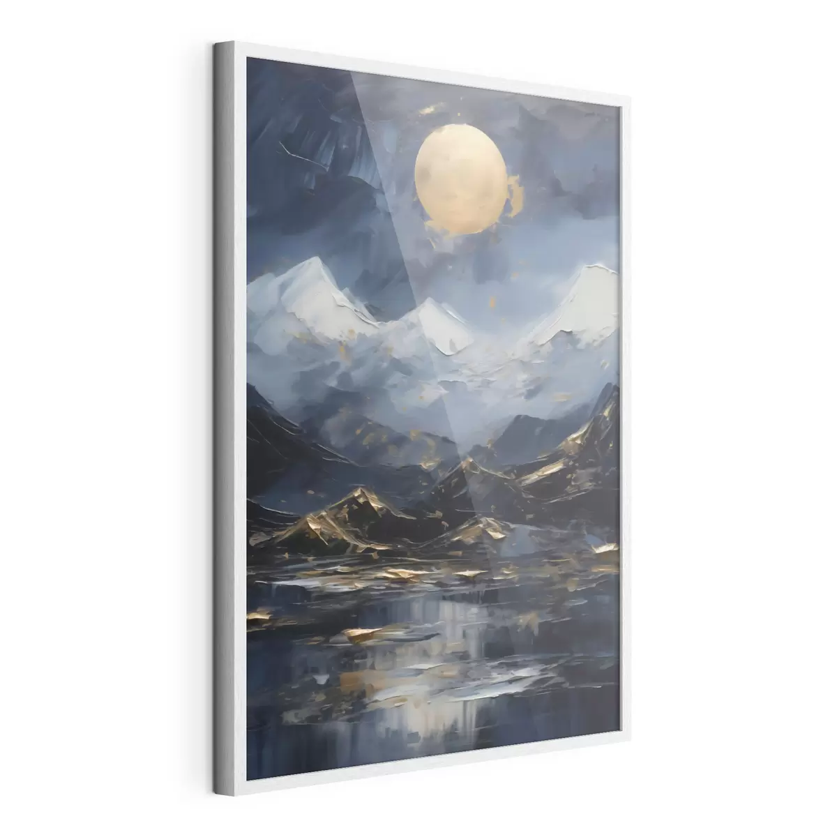 Poster Paysage de montagne, reproduction d'un tableau f51164