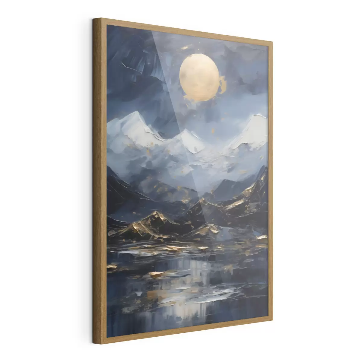 Poster Paysage de montagne, reproduction d'un tableau f51164