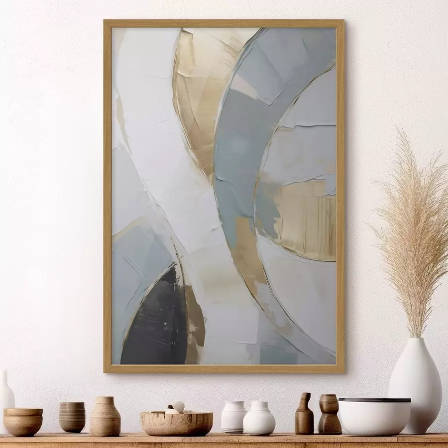 Papier peint Motif abstrait, imitation d'un tableau f51167
