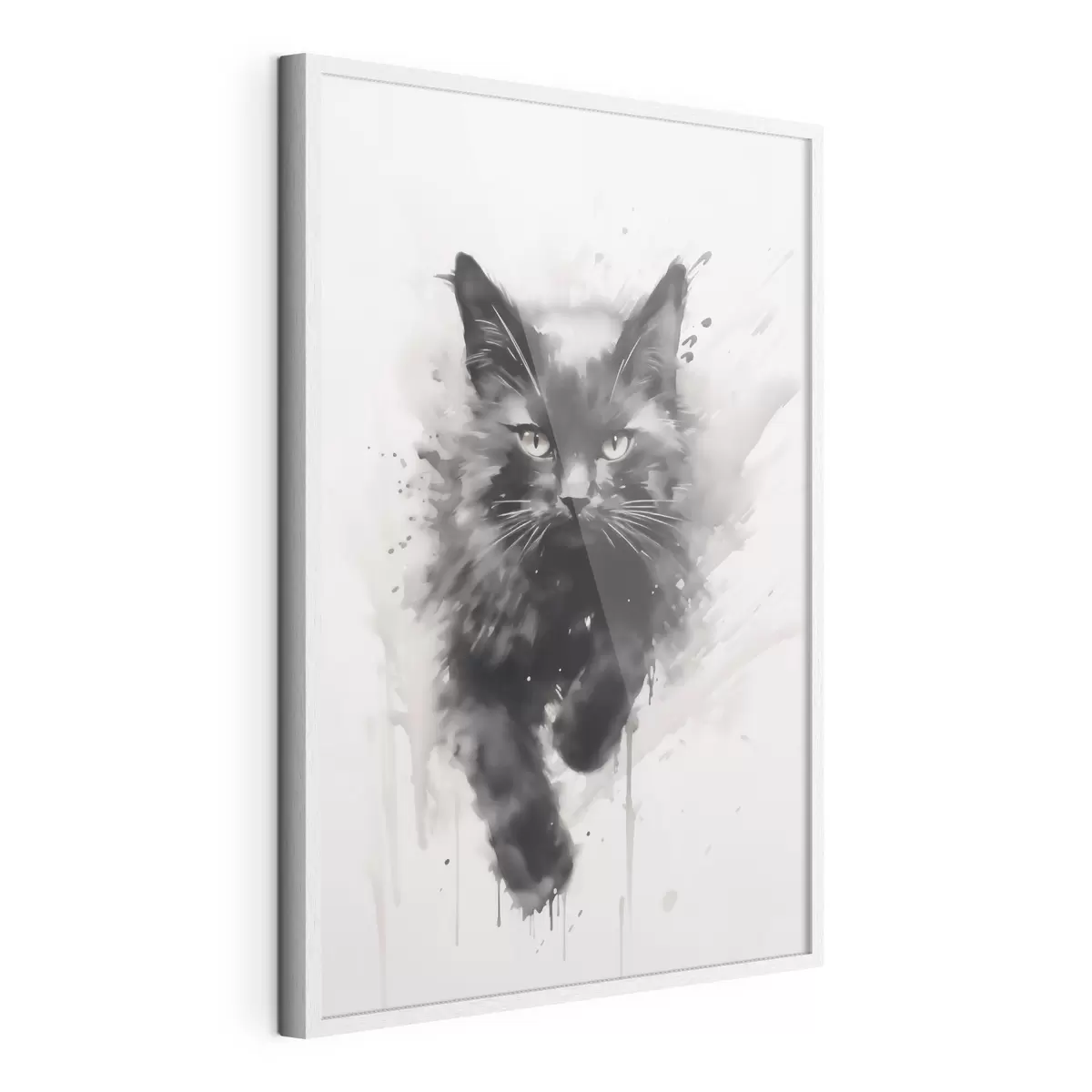 Poster Chat, imitation d'un tableau f51168