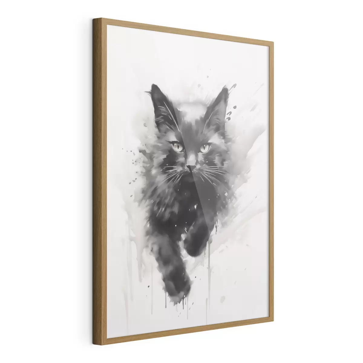 Poster Chat, imitation d'un tableau f51168