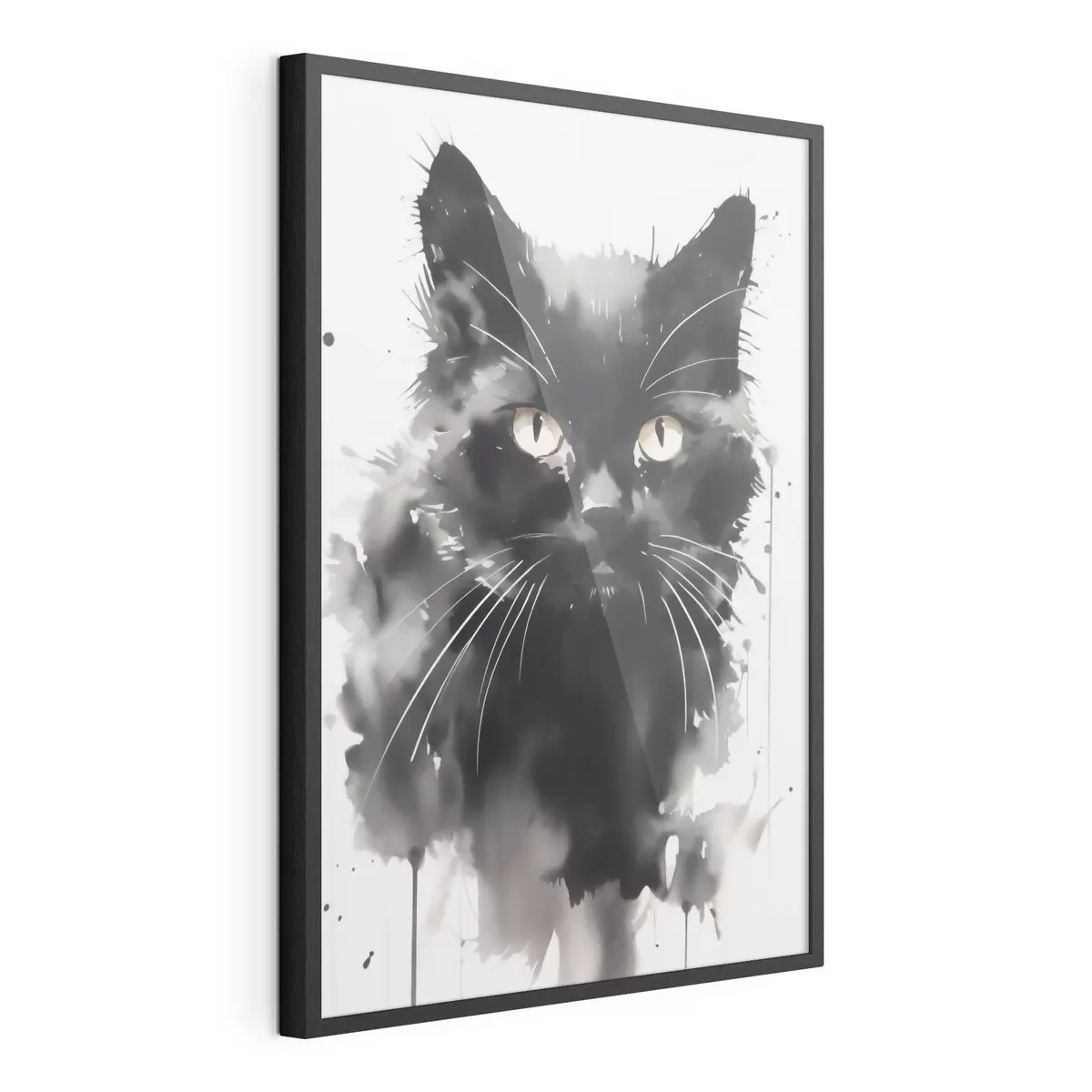 Poster Portrait d'un chat, imitation d'un tableau f51169
