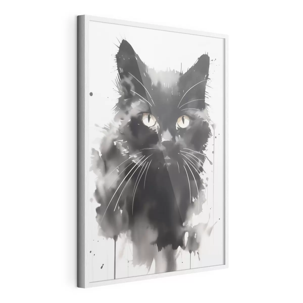 Poster Portrait d'un chat, imitation d'un tableau f51169