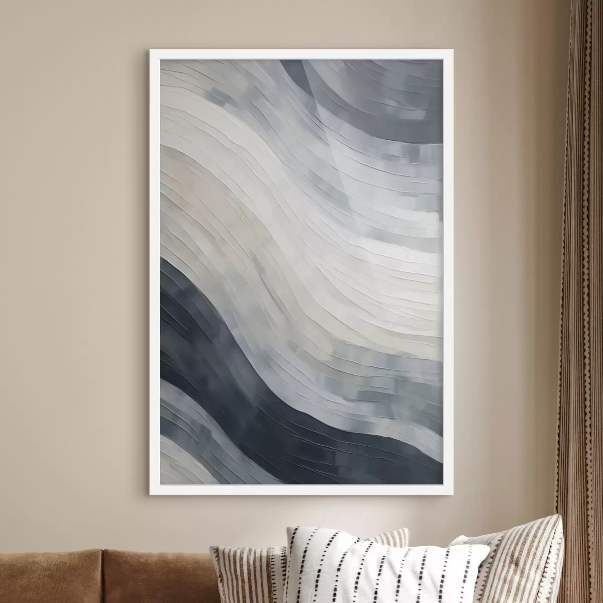 Poster Rayures abstraites, imitation d'un tableau f51171