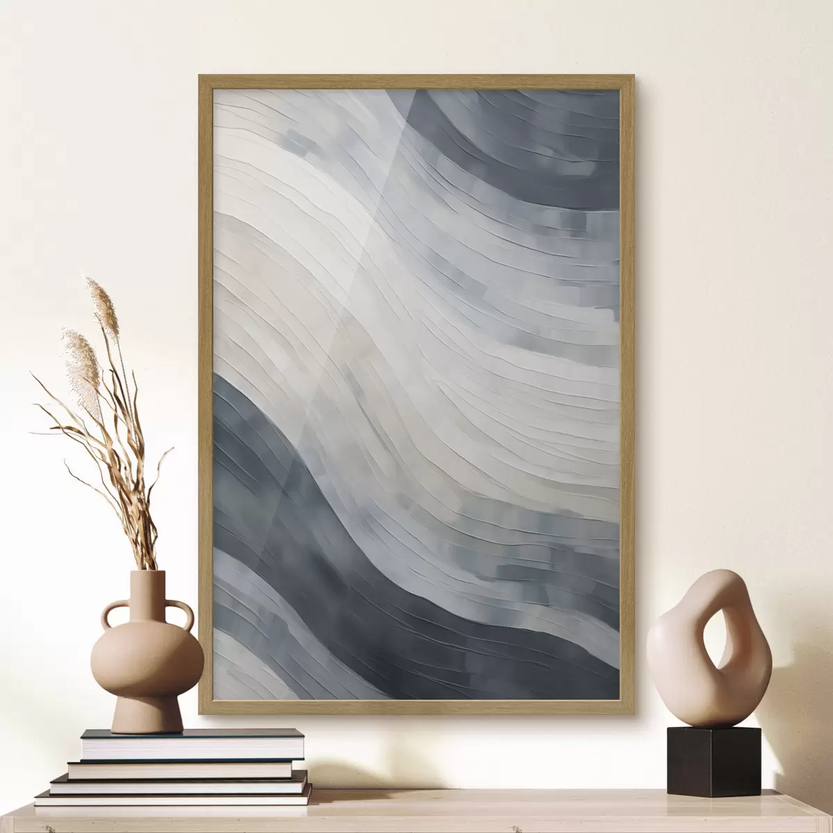 Poster Rayures abstraites, imitation d'un tableau f51171