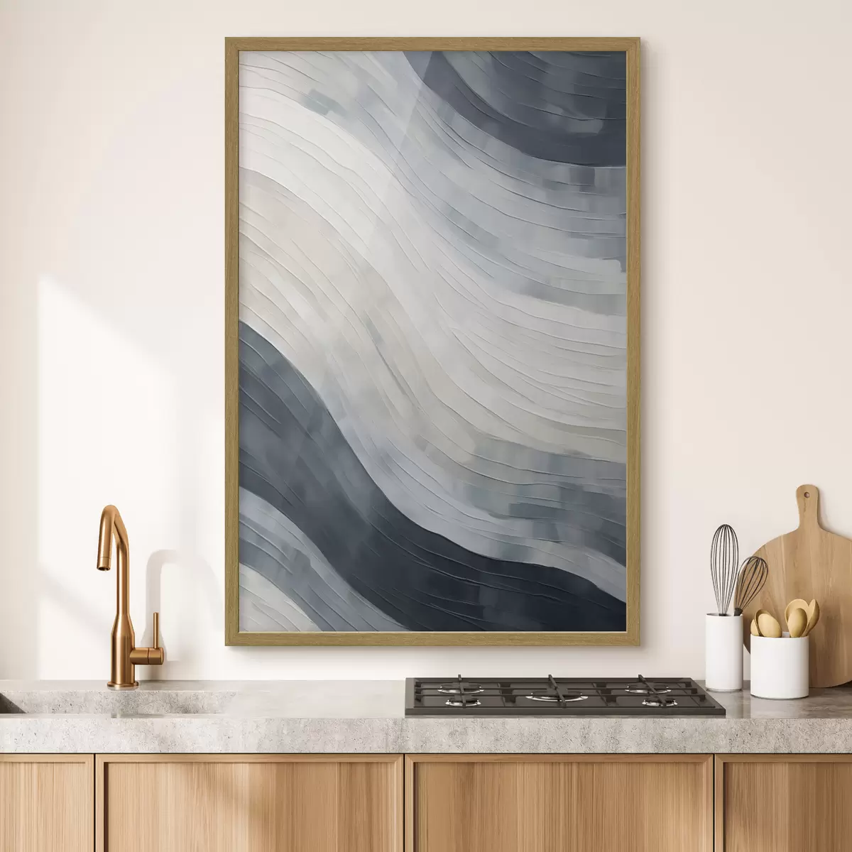 Poster Rayures abstraites, imitation d'un tableau f51171
